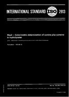 Standard ISO 2913:1975 1.5.1975 preview