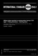 Standard ISO 2940-1:1974 1.4.1974 preview