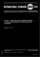 Standard ISO 2947:1973 1.11.1973 preview
