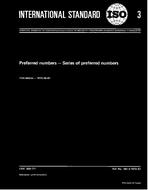 Standard ISO 3:1973 1.4.1973 preview