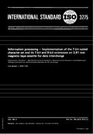 Standard ISO 3275:1974 1.11.1974 preview