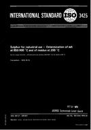 Standard ISO 3425:1975 1.10.1975 preview