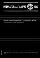Standard ISO 3540:1976 1.6.1976 preview