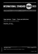 Standard ISO 3833:1977-ed.2.0 1.12.1977 preview