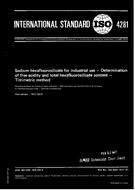 Standard ISO 4281:1977 1.3.1977 preview