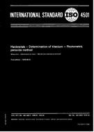 Standard ISO 4501:1978 1.8.1978 preview