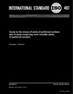 Standard ISO 497:1973 1.5.1973 preview