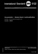 Standard ISO 5122:1979 1.6.1979 preview