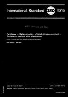 Standard ISO 5315:1984 1.5.1984 preview