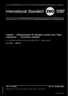 Standard ISO 5397:1984 1.3.1984 preview