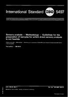 Standard ISO 5497:1982 1.9.1982 preview