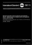 Standard ISO 787-11:1981 1.10.1981 preview