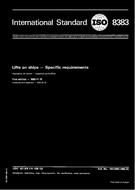 Standard ISO 8383:1985 15.11.1985 preview