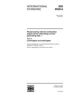 Standard ISO 8528-4:2005-ed.2.0 7.6.2005 preview