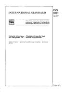 Standard ISO 8827:1988 27.10.1988 preview