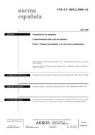 Standard UNE-EN 1005-2:2004+A1:2009 29.7.2009 preview