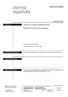 Standard UNE-EN 10323:2006 6.9.2006 preview