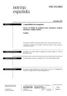 WITHDRAWN UNE-EN 12015:2005 14.12.2005 preview