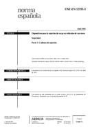 Standard UNE-EN 12195-3:2002 30.4.2002 preview