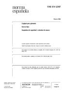 Standard UNE-EN 12197:1998 11.3.1998 preview