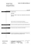 Standard UNE-EN 12385-10:2004+A1:2008 7.5.2008 preview