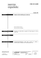 Standard UNE-EN 12439:1999 30.10.1999 preview