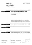 Standard UNE-EN 12444:2001 18.6.2001 preview