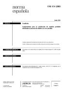 Preview UNE-EN 12883:2001 28.6.2001