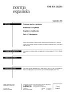 Standard UNE-EN 13123-1:2001 14.9.2001 preview