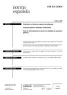 Standard UNE-EN 13130-6:2005 2.2.2005 preview