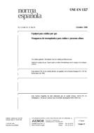 Standard UNE-EN 1327:1996 24.10.1996 preview