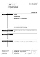 Standard UNE-EN 13392:2001 30.9.2001 preview