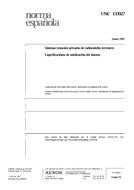Standard UNE 133927:1997 18.6.1997 preview