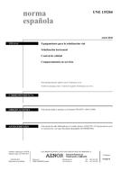 Standard UNE 135204:2010 21.4.2010 preview