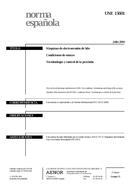 Standard UNE 15601:2004 23.7.2004 preview