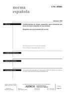 Standard UNE 185001:2009 9.12.2009 preview