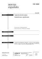 Preview UNE 56926:2001 22.5.2001