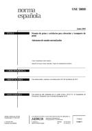 Standard UNE 58000:2003 13.6.2003 preview