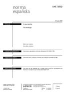 UNE 58502:2004