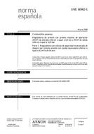Preview UNE 60402-1:2008 18.3.2008