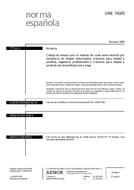 Standard UNE 74165:2004 22.10.2004 preview