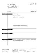 Standard UNE 77407:1995 20.9.1995 preview