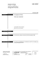 UNE 83507:2004