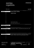 Standard UNE 84033:1995 6.4.1995 preview