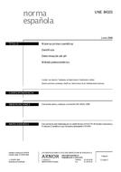 Standard UNE 84101:2006 14.6.2006 preview