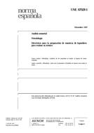 Standard UNE 87028-1:1997 5.12.1997 preview