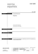 Standard UNE 93200:2008 16.4.2008 preview