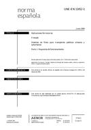 Standard UNE-EN 13452-1:2004 18.6.2004 preview