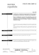 Standard UNE-EN 13501-3:2007+A1:2010 26.5.2010 preview