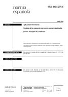 Standard UNE-EN 13775-1:2004 18.6.2004 preview